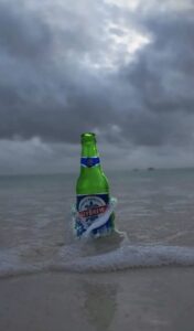 Seychellen Bierflasche
