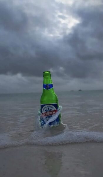 Seychellen Bierflasche