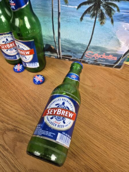Seychellen Bierflasche
