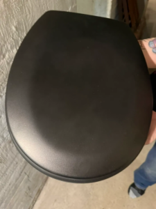 Wc Deckel schwarz neu