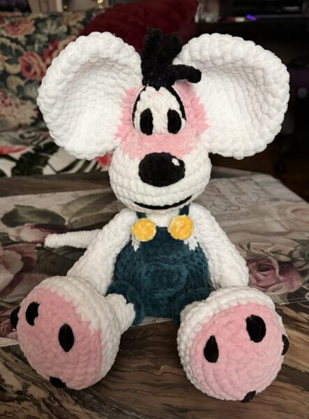 Maus Handarbeit 26cm Plüsch